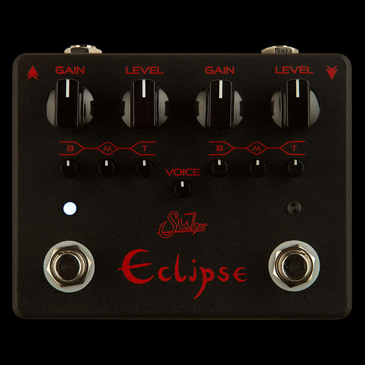 Suhr Eclipse Dual OD/Distortion Pedal, Black Edition – RocketMusic