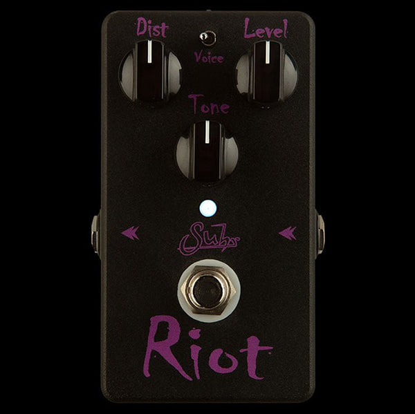 Suhr Riot Distortion Pedal, Black Edition