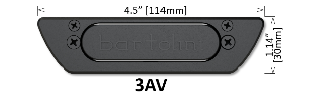 Bartolini 3AV Acoustic Guitar Soundhole Pickup