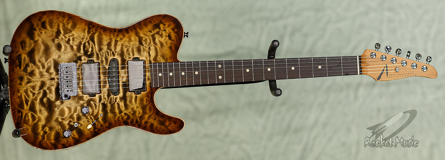 Anderson Top T Mocha Burst On Quilt Maple