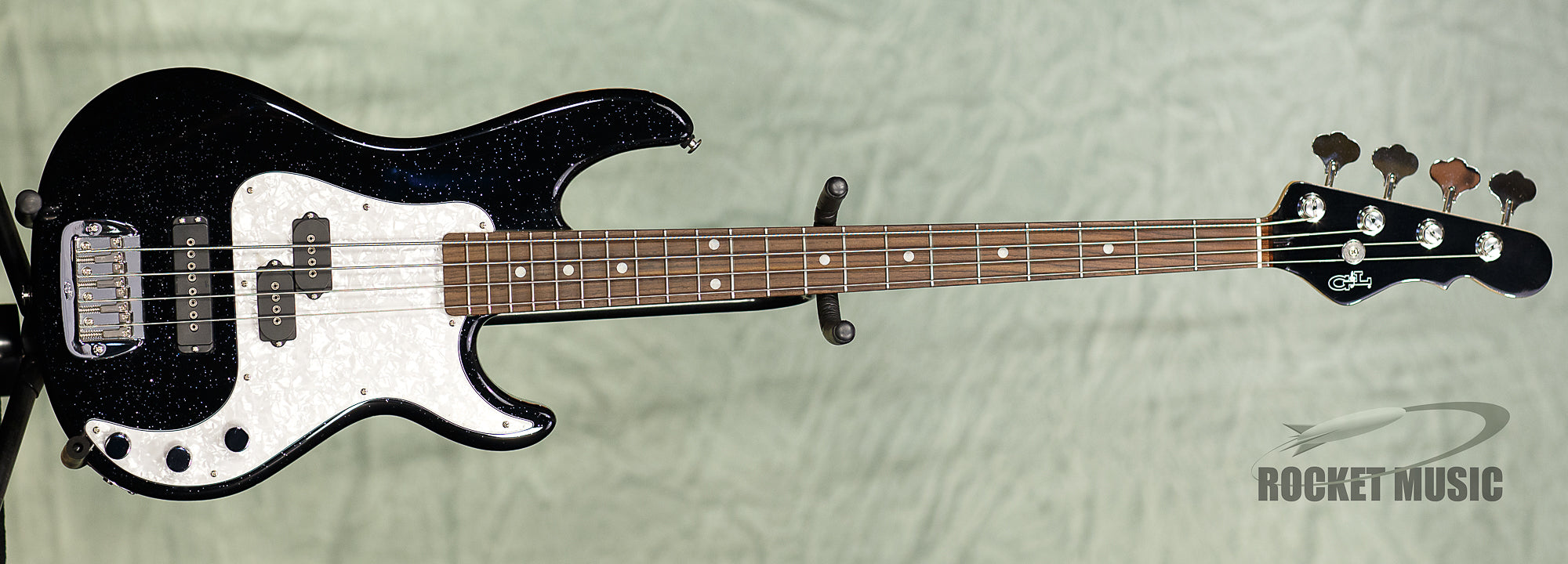 G&L SB-2 Galaxy Black / Caribbean Rosewood