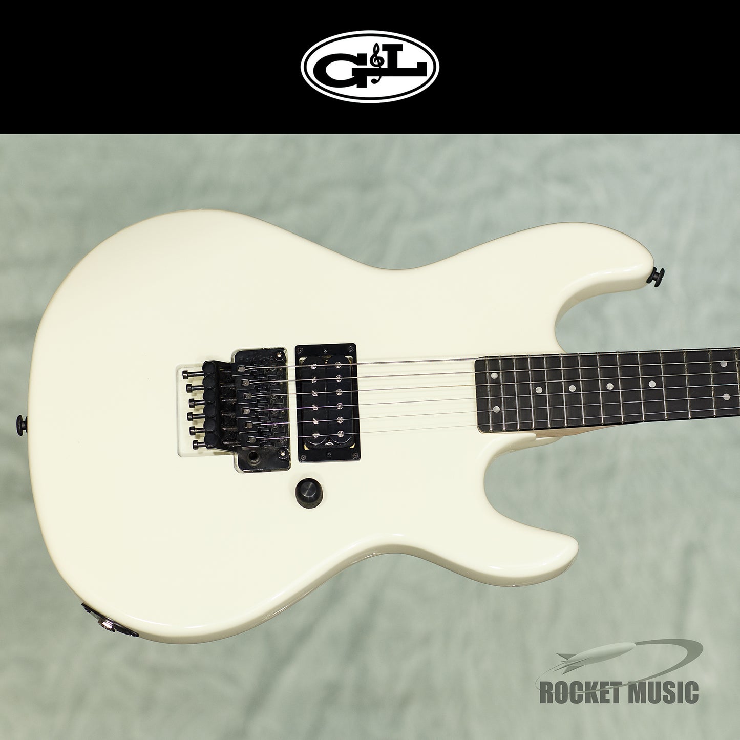 G&L Fullerton Deluxe Rampage 24 Ivory / Ebony