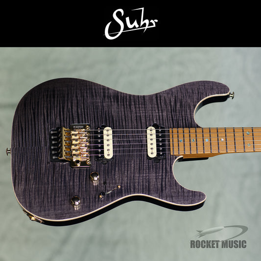 Suhr Standard Trans Black / Roasted Maple