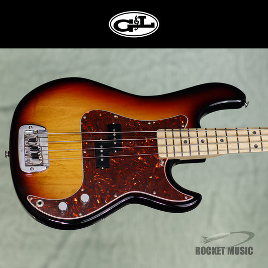 G&L LB-100 3 Tone Sunburst / Maple