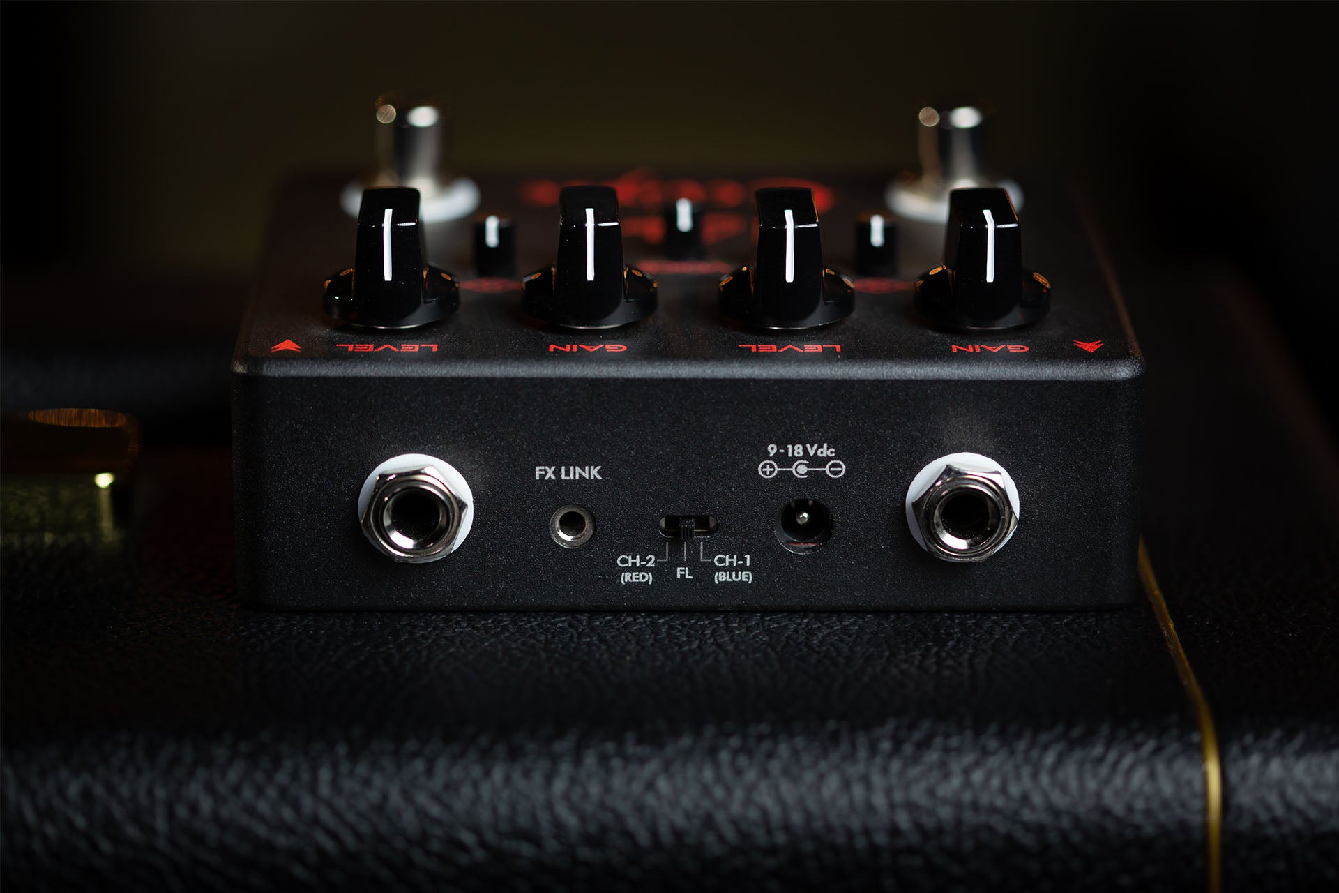 Suhr Eclipse Dual OD/Distortion Pedal, Black Edition