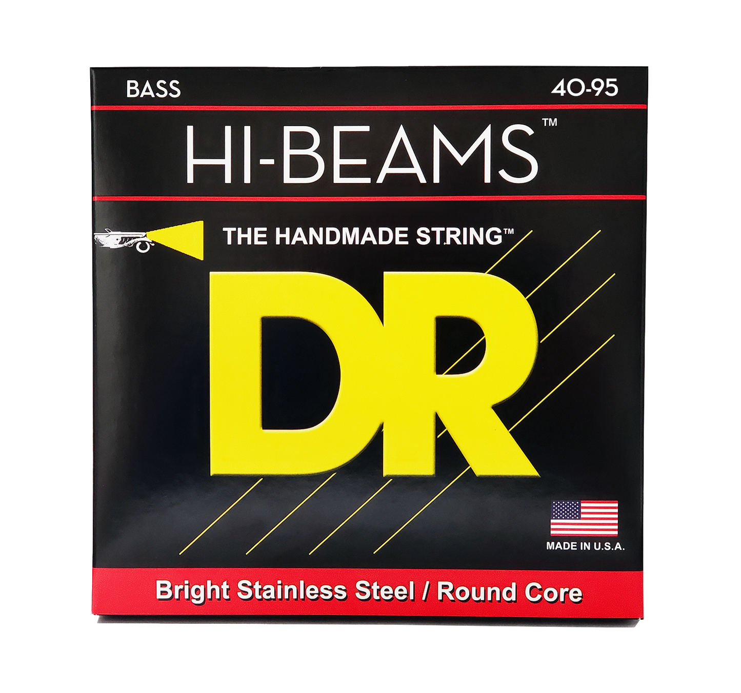 DR LLR-40 HI-BEAM Bass Strings, 4-String 40-95 Extra Light