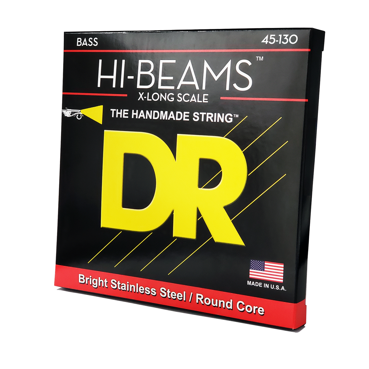 DR LMR5-130 HI-BEAM Bass Strings, 5-String 45-130 Extra Long Scale