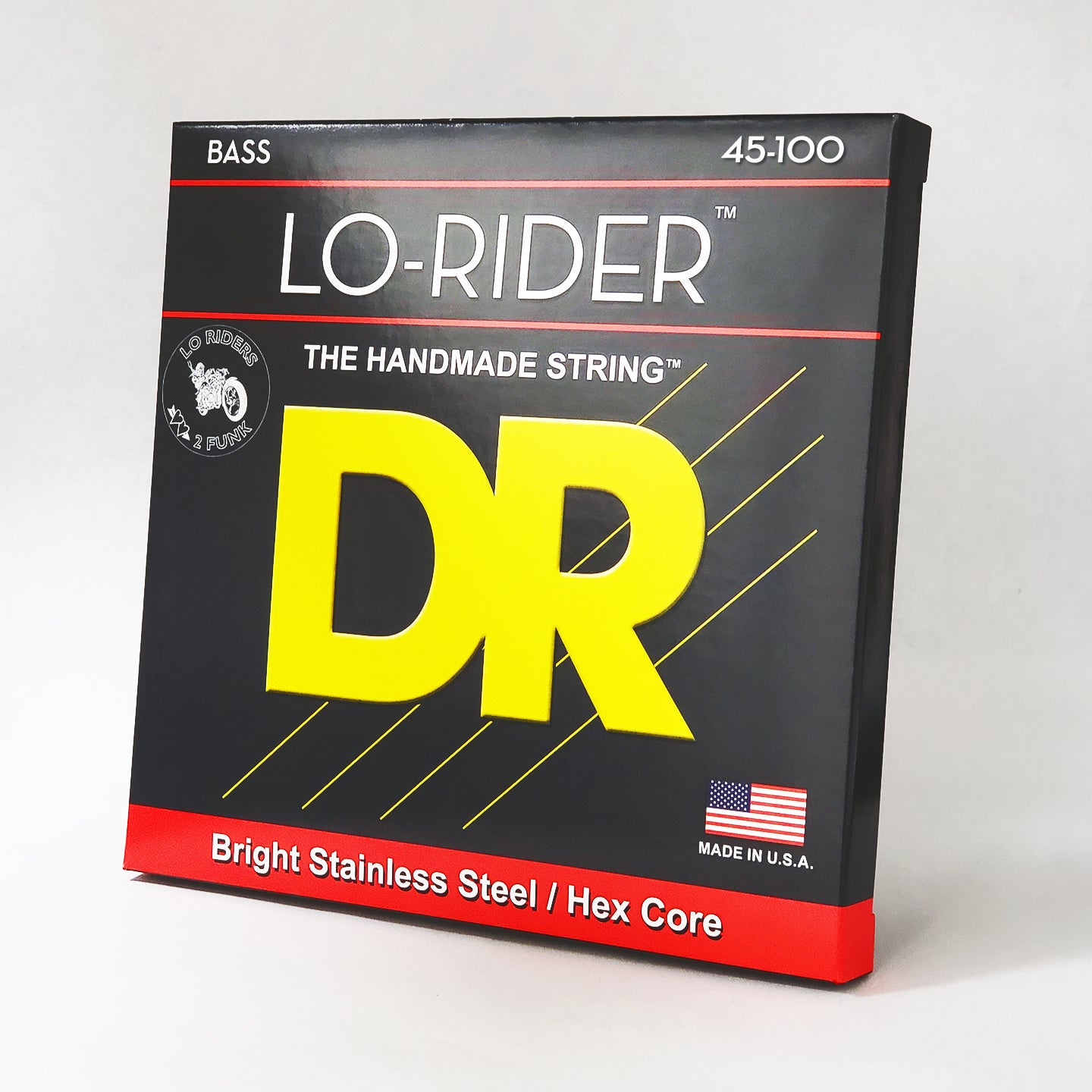 DR MLH-45 LO-RIDER Bass Strings. 4-String 45-100