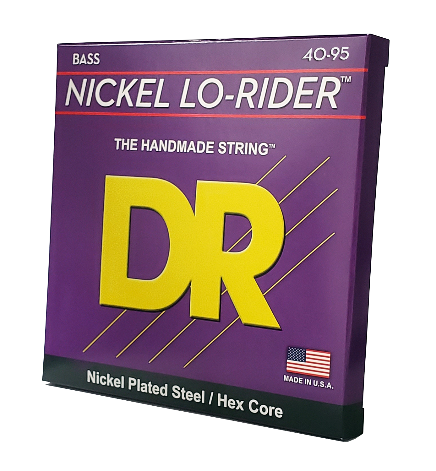 DR NLLH-40 Nickel LO-RIDER Bass Strings, 4-String 40-95