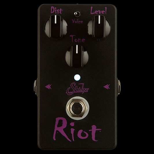 Suhr Riot Distortion Pedal, Black Edition